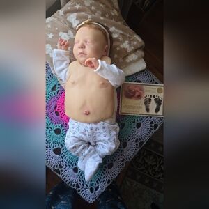 Realborn Art Doll-Marissa Handmade Art Doll One Of A Kind With COA